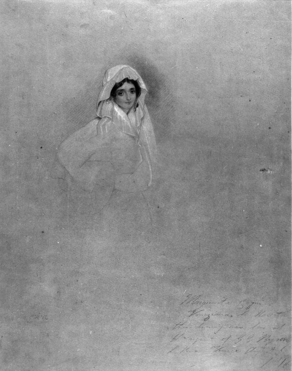 Margarita Cogni, 1818 (pastell på papir) av George Henry Harlow