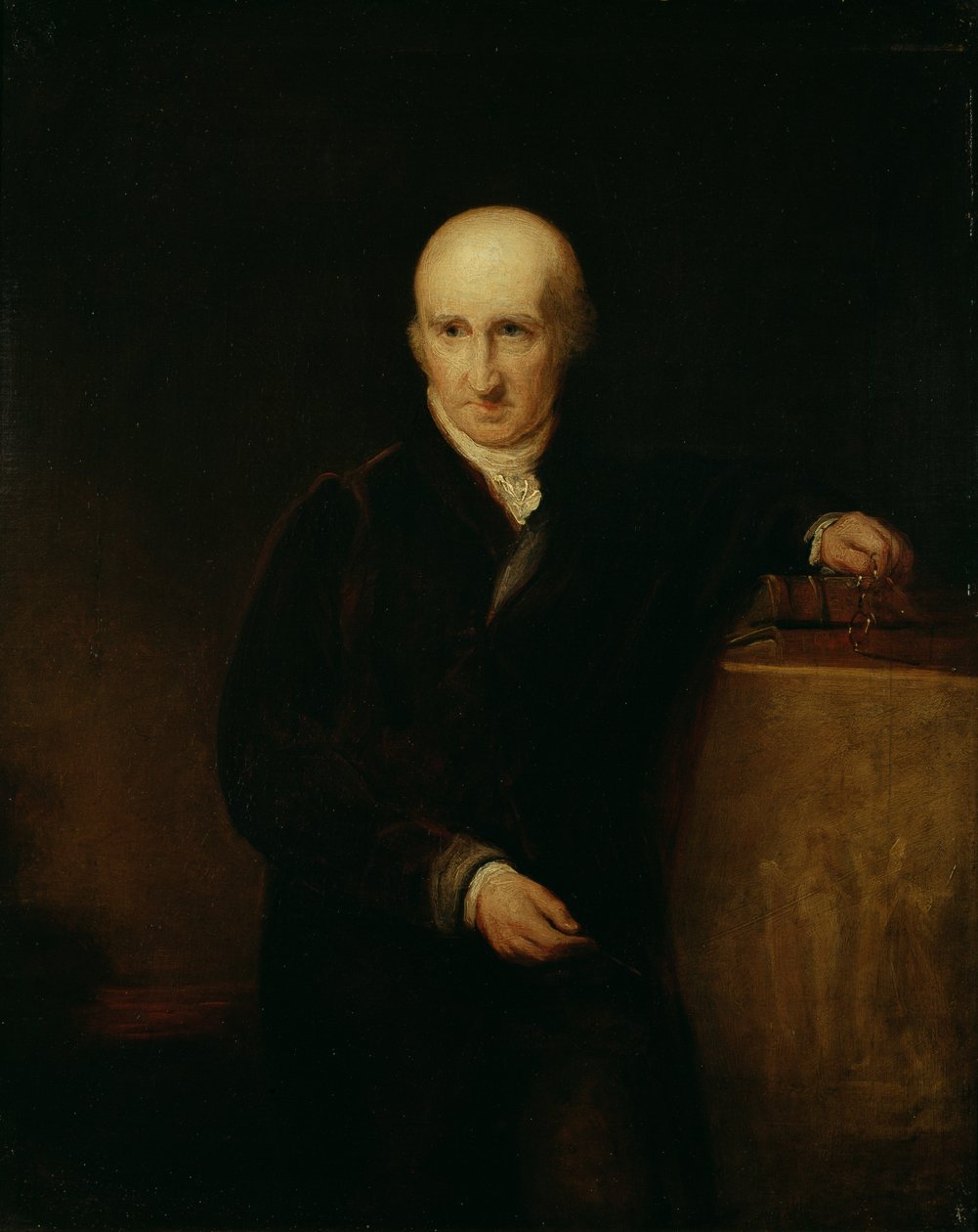 Portrett av Benjamin West av George Henry Harlow