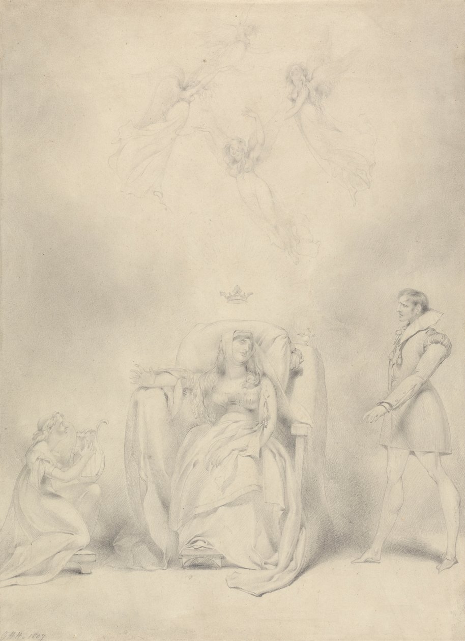 Dronning Katherines drøm av George Henry Harlow