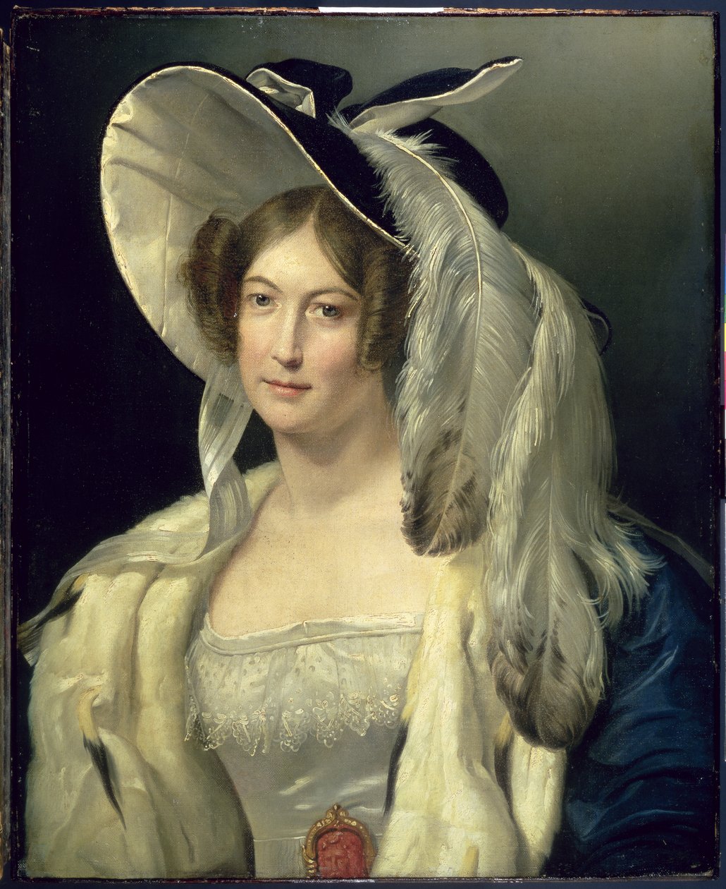 Victoria May Louise, hertuginne av Kent (1786-1861), ca. 1830-40 av George Henry Harlow