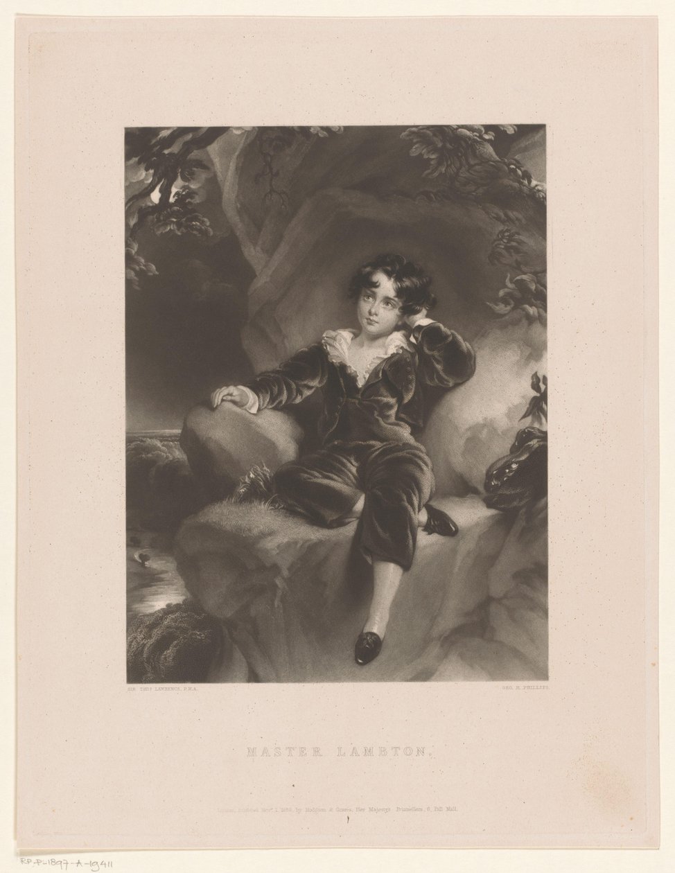 Portrett av Charles William Lambton Portrett av Charles William Lambton av George Henry Phillips