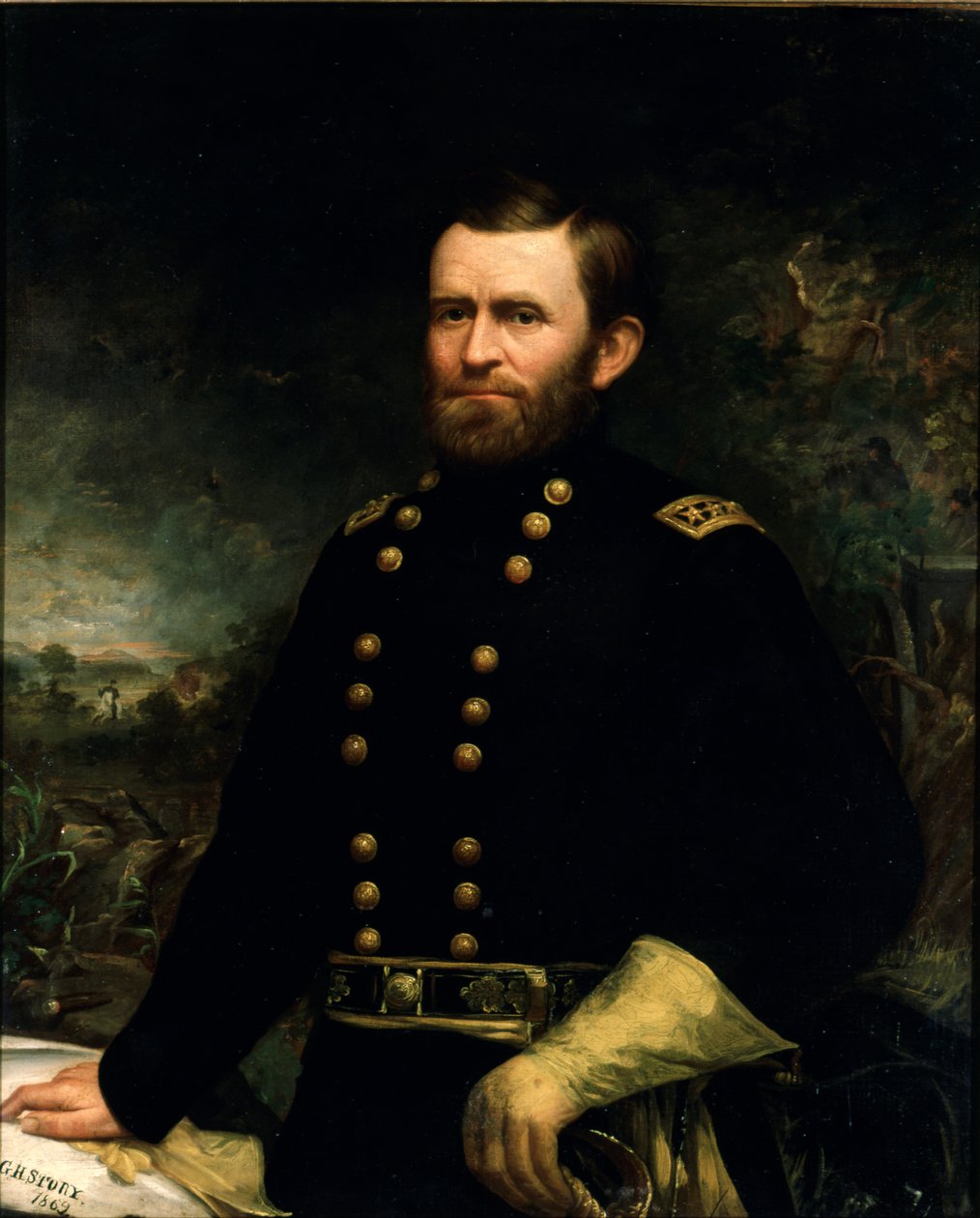 Portrett av Ulysses Simpson Grant, 1869 av George Henry Story
