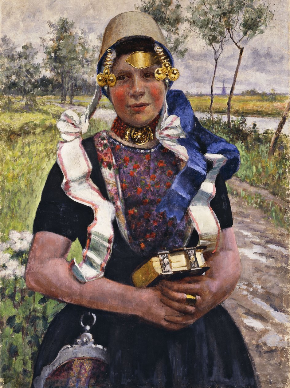Dutch Finery, A Marken Girl, av George Hitchcock