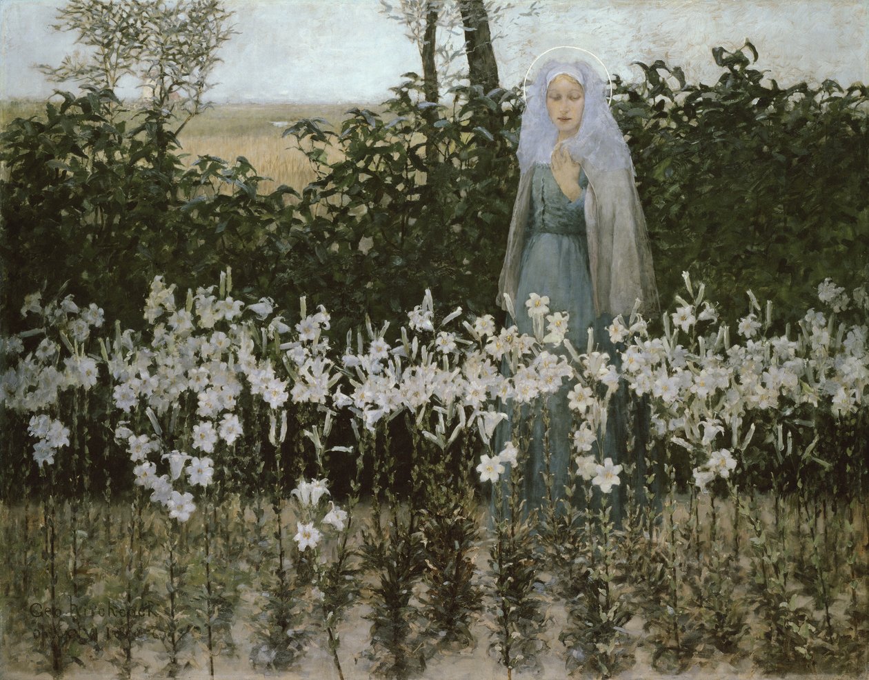 Bebudelsen, 1887 av George Hitchcock