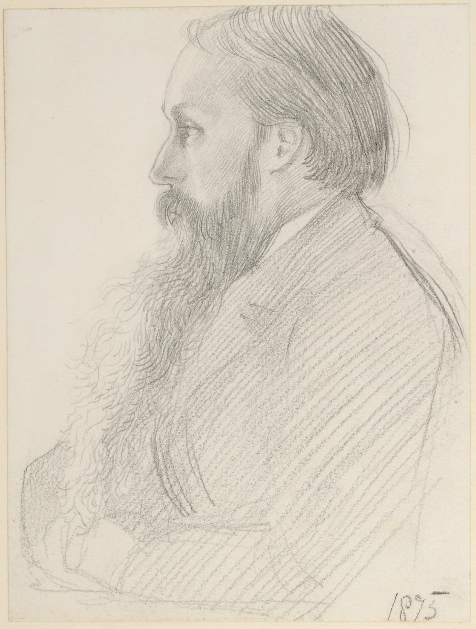 Portrett av Edward Burne-Jones, 1875 av George Howard