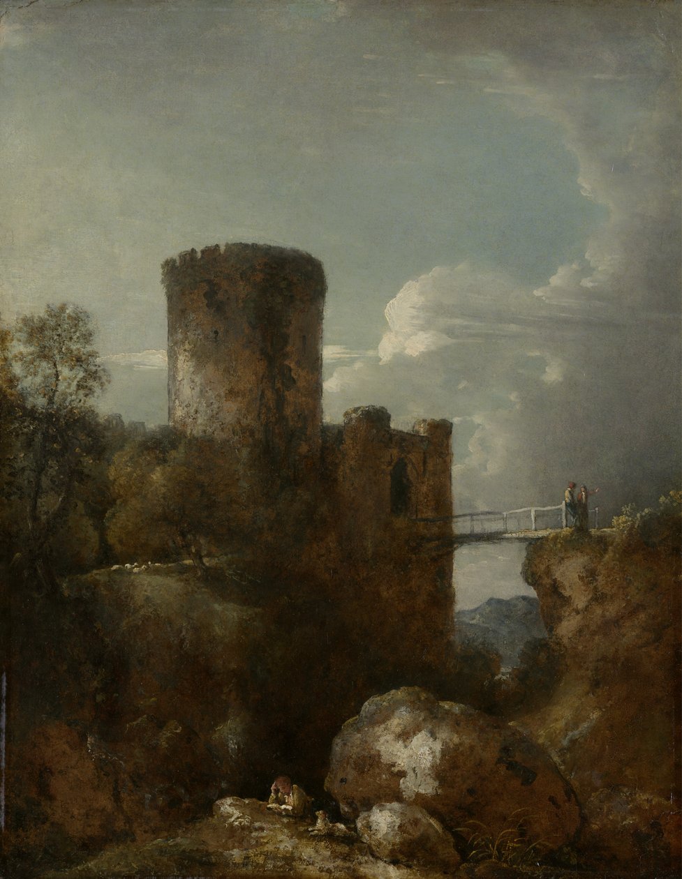 Conway Castle, 1809 av George Howland Beaumont