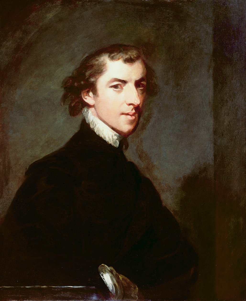 Selvportrett, ca. 1780 av George Huddesford