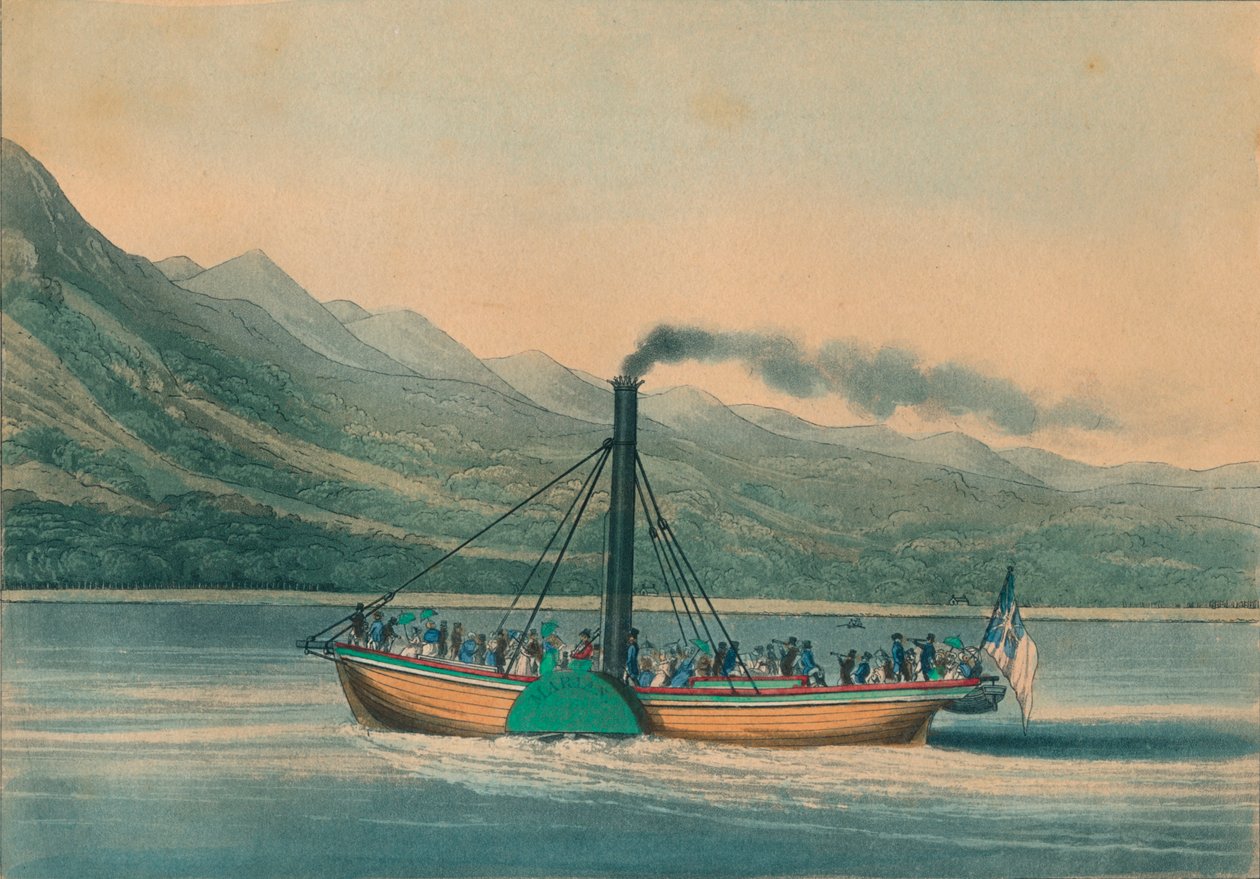 En tur opp Loch Lomond, 1825. av George Hunt