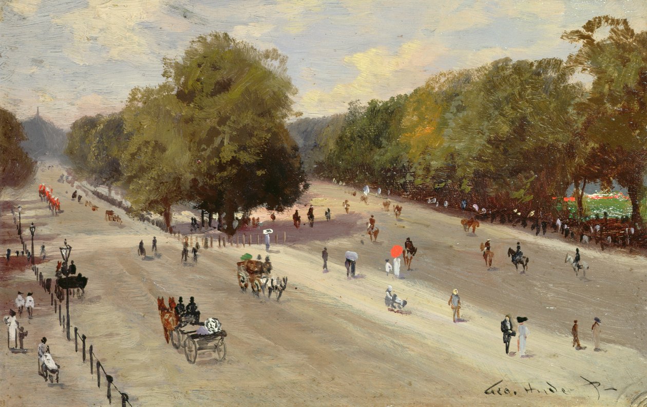 Rotten Row, Hyde Park Corner av George Hyde Pownall