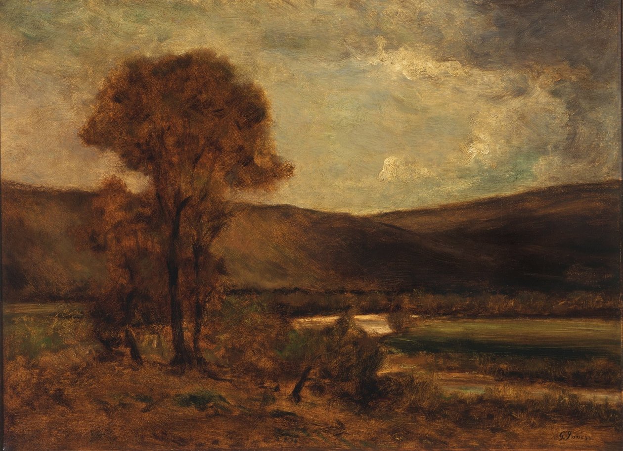 Høstlandskap av George Inness