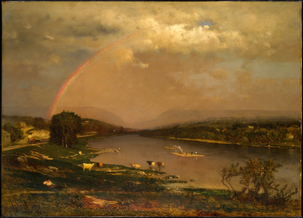 Delaware Water Gap av George Inness
