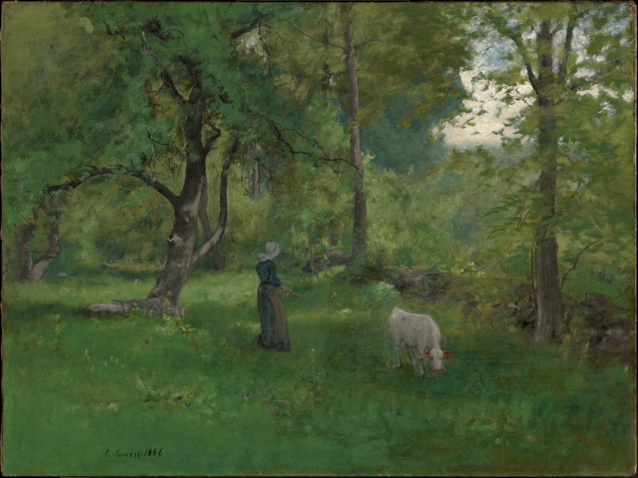 Grønt landskap av George Inness