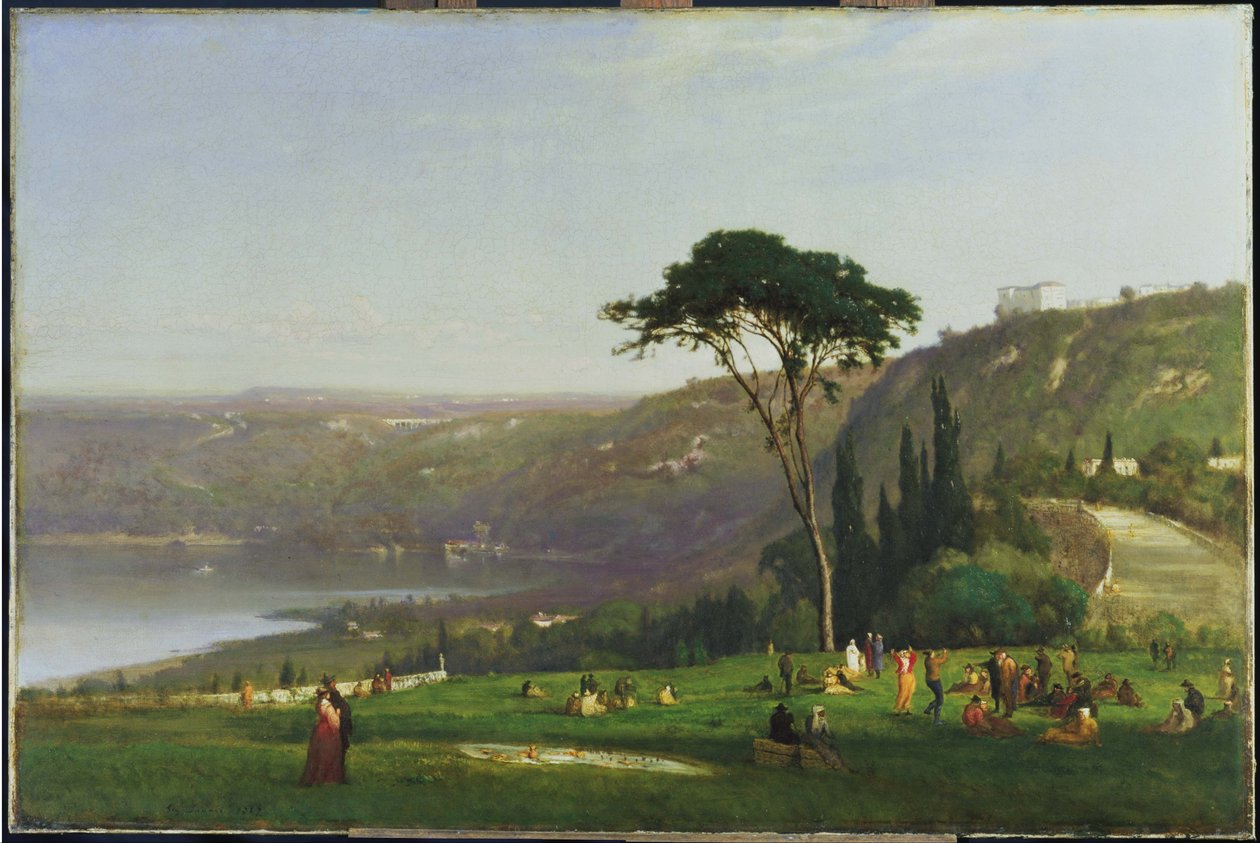 Albanosjøen av George Inness