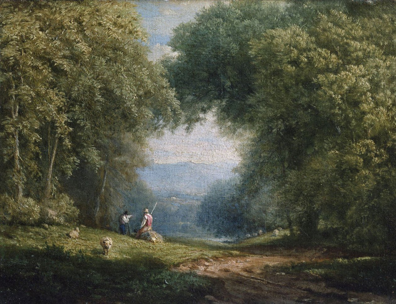 Pastoral scene av George Inness