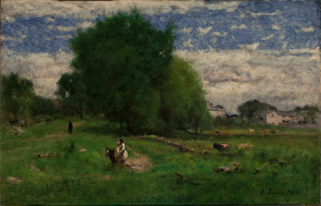 Veien til landsbyen, Milton av George Inness