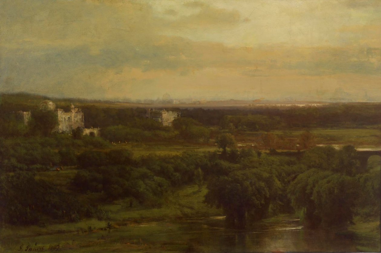 Oliven dalen av George Inness