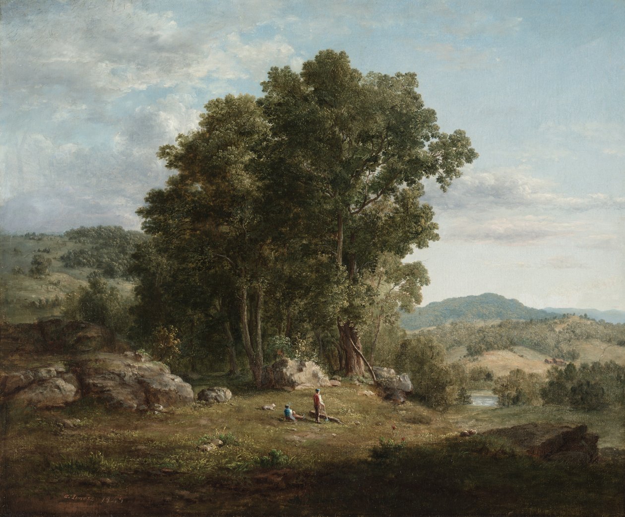 Vedhuggeren av George Inness