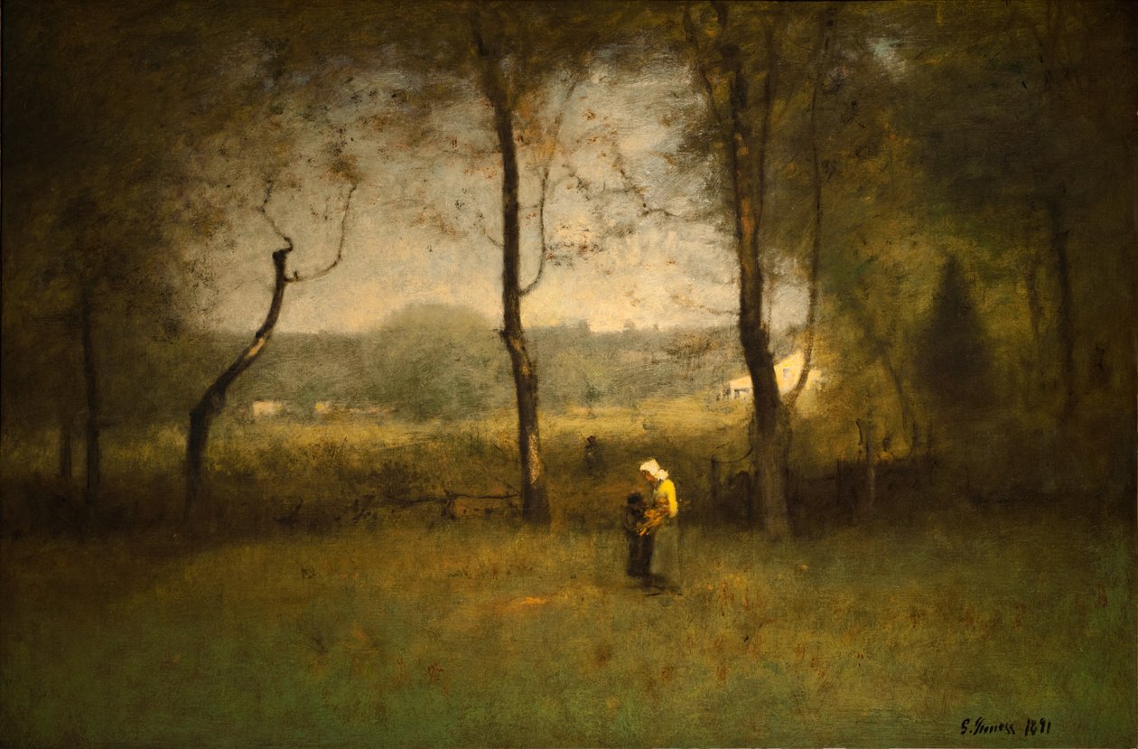 Ved sankere: En høstettermiddag av George Inness
