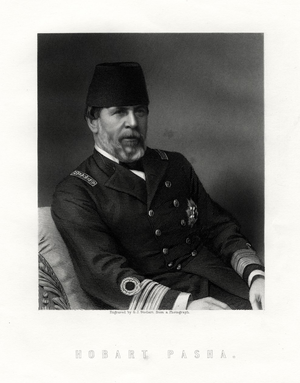 Augustus Charles Hobart-Hampden, 1822-1886, engelsk marinekaptein av George J. Stodart