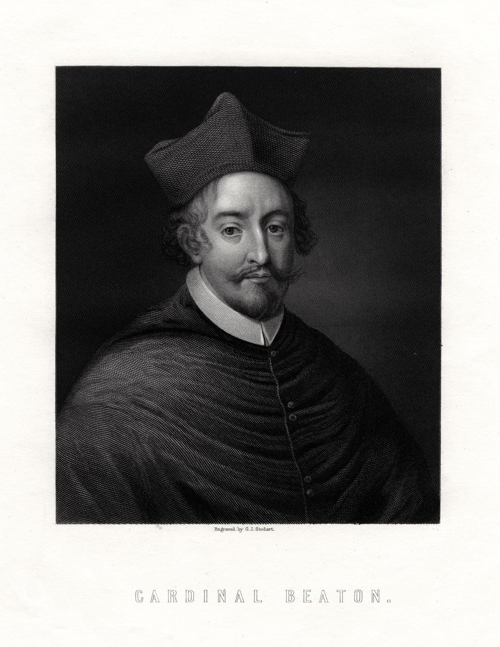 Kardinal David Beaton, c1494-1546, skotsk kardinal og erkebiskop av St. Andrews av George J. Stodart