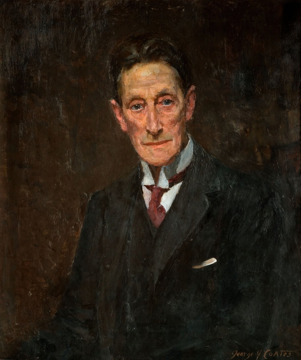 Portrett av Sir Johnston Forbes-Robertson, 1900-1925. av George James Coates