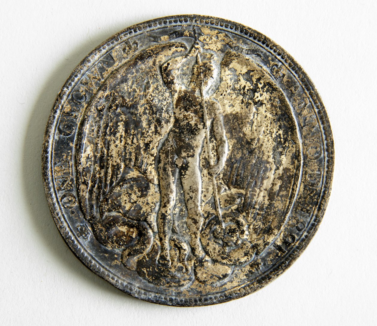 Figur drepende slange, en krone av George James Frampton