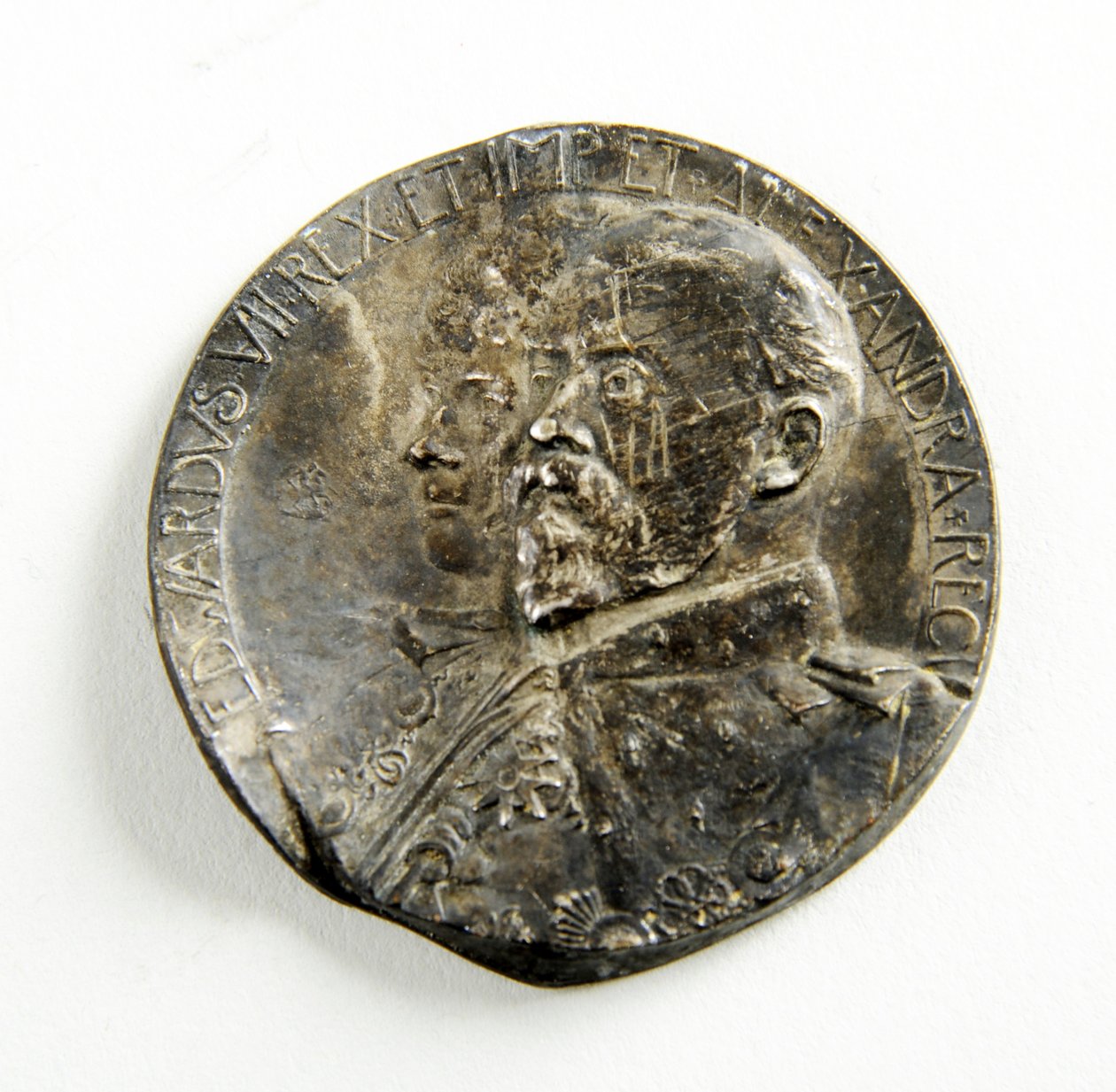 Medalje til minne om kroningen av Edward VII og dronning Alexandra av George James Frampton