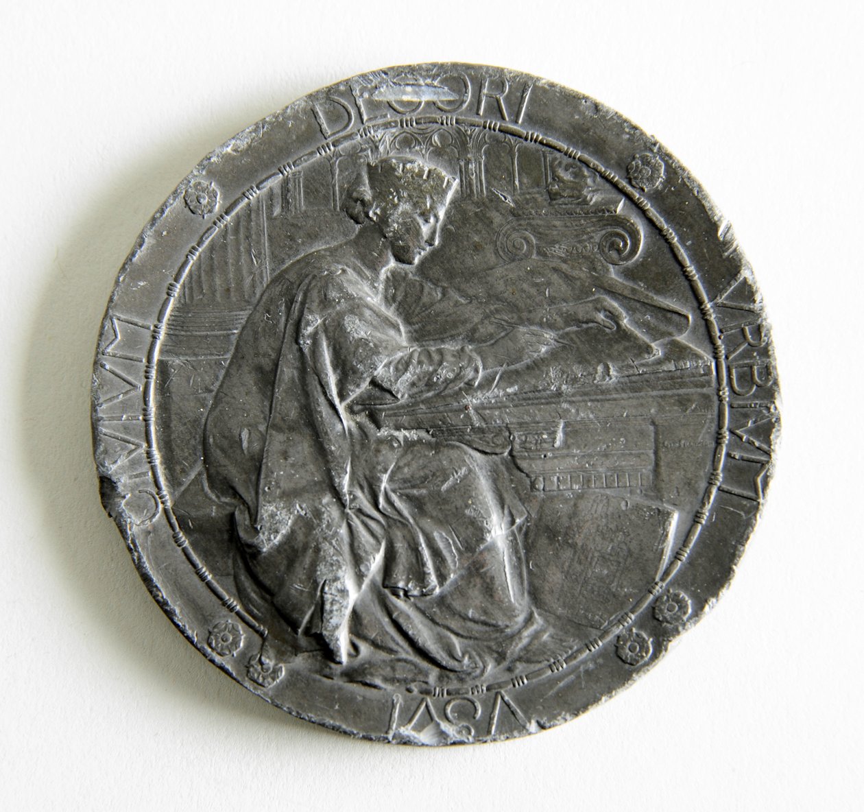 Royal Institute of British Architects-medalje tildelt for essayet og målt tegning, 1907 av George James Frampton