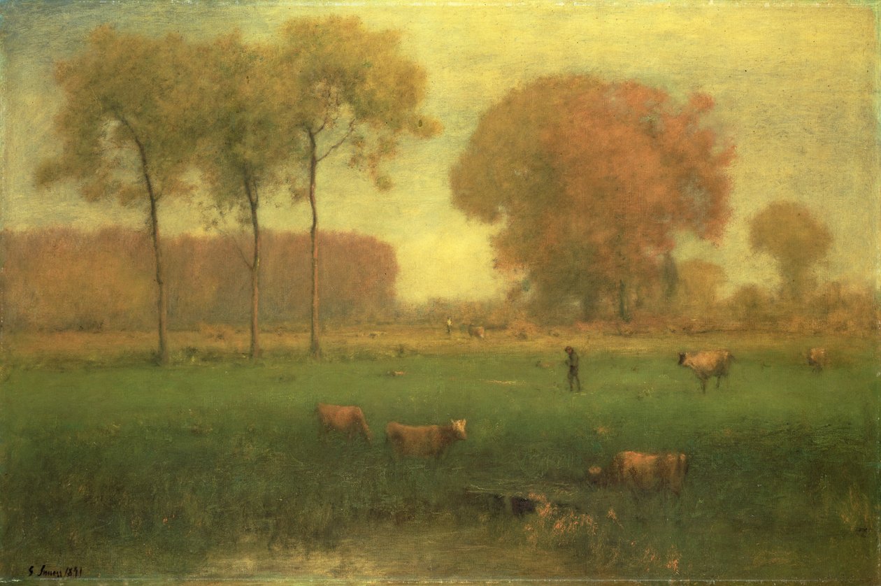 Indisk sommer, 1891 av George Jnr. Inness