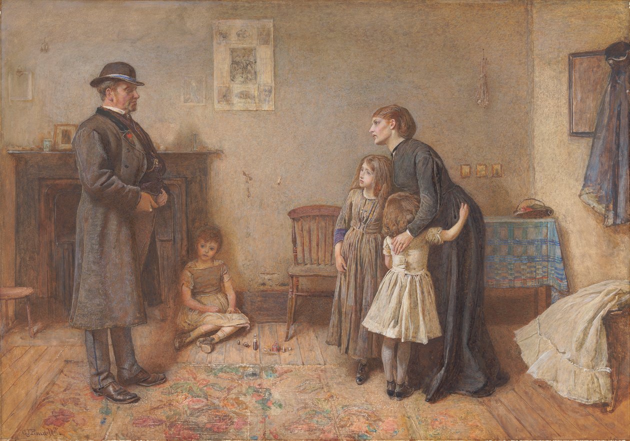 Utleier og leietaker av George John Pinwell