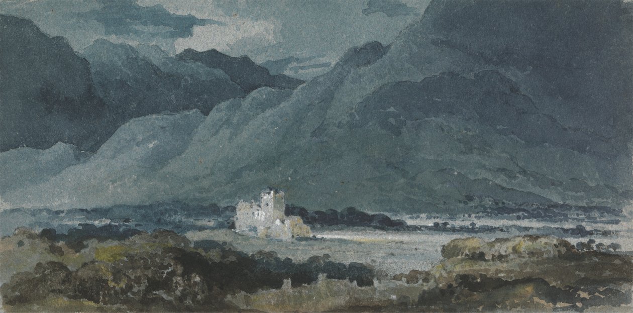 Ross Castle, Killarney, 4. september 1812 av George Jones