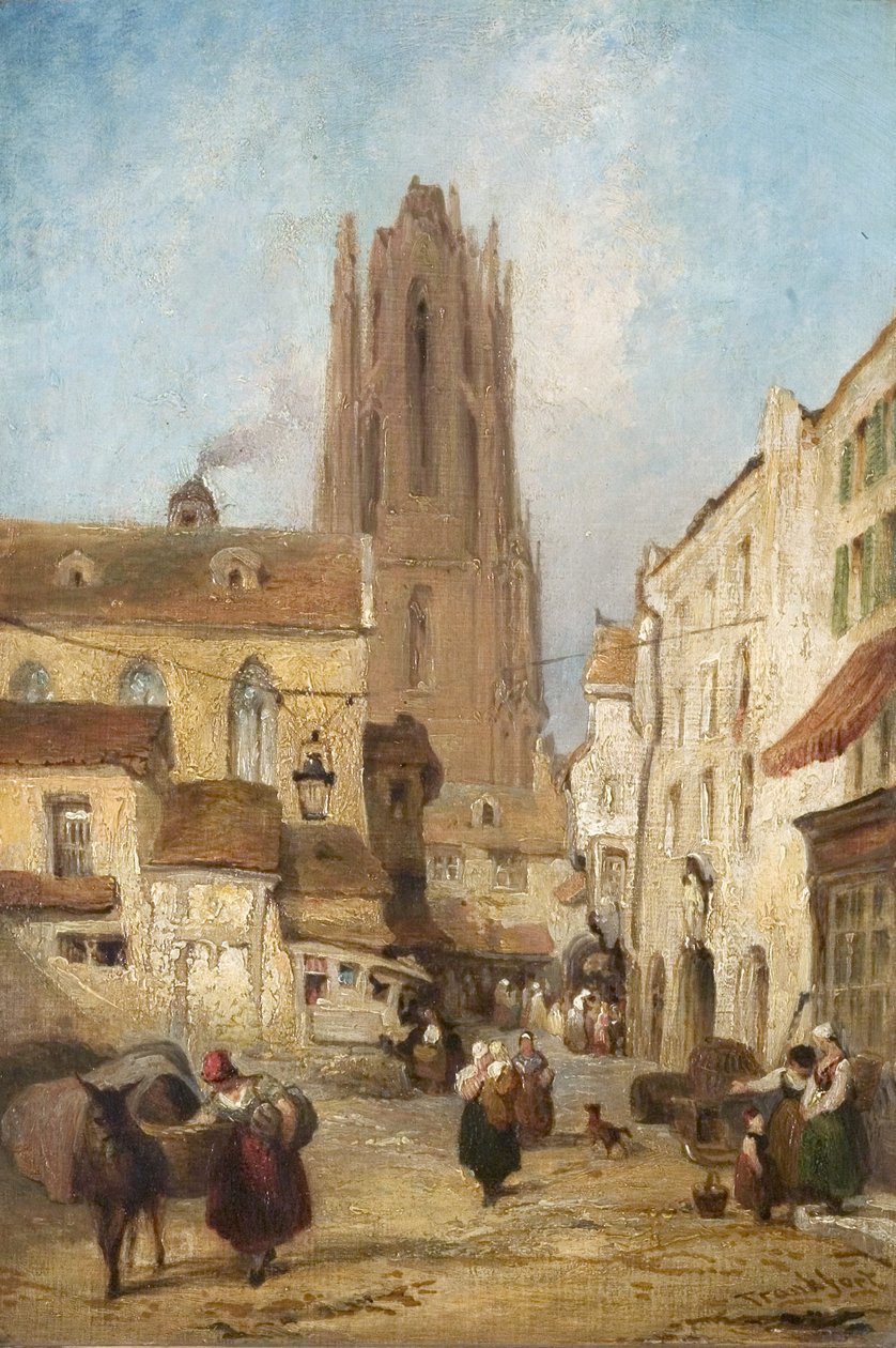 Gatescene i Frankfurt, Tyskland av George Jones
