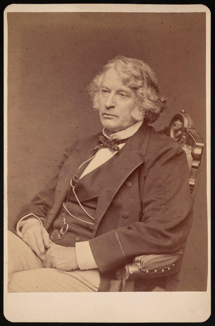 Portrett av Charles Sumner 1811-1874, før 1874. av George K Warren