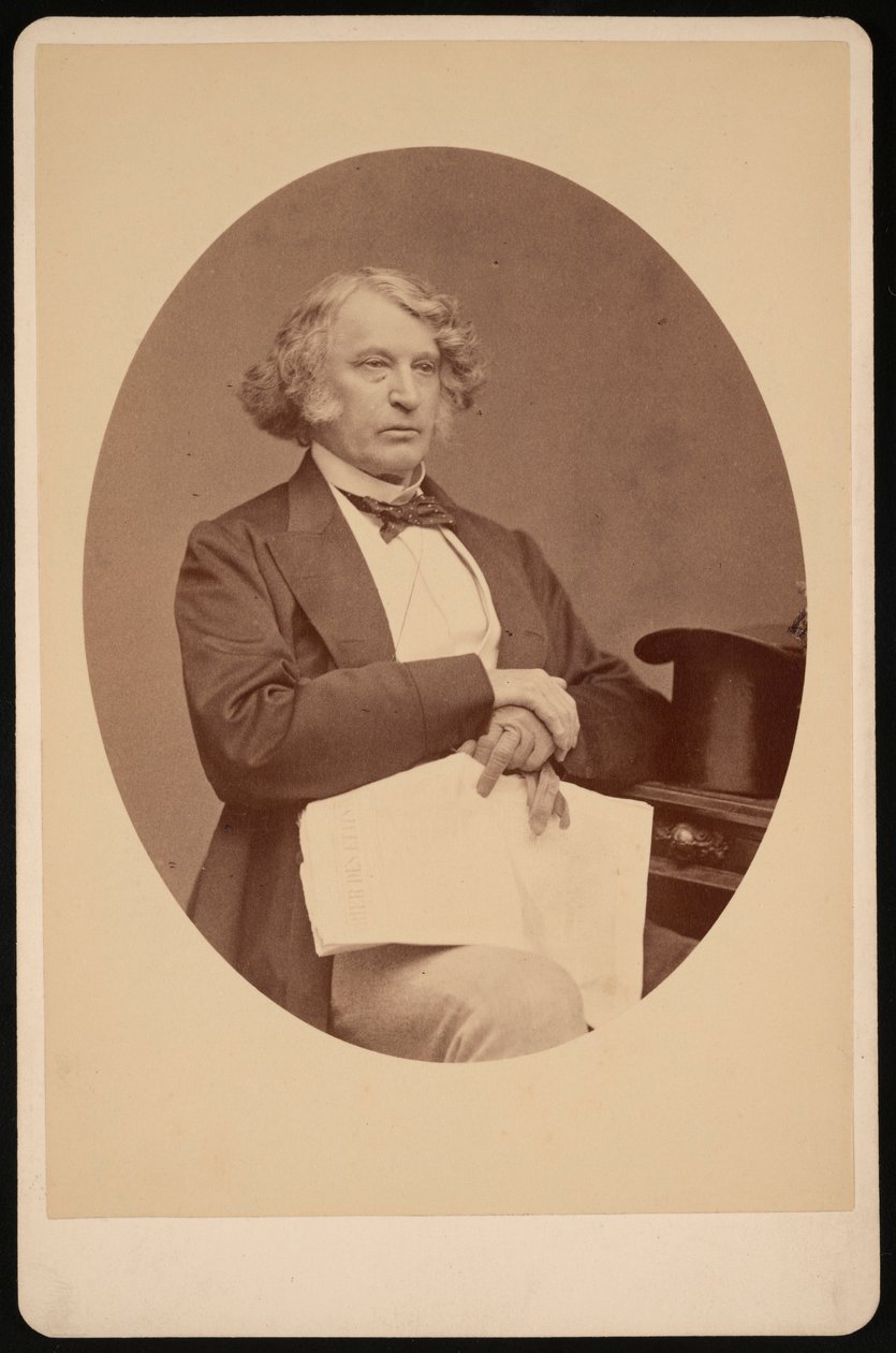 Portrett av Charles Sumner 1811-1874, før 1874. av George K Warren