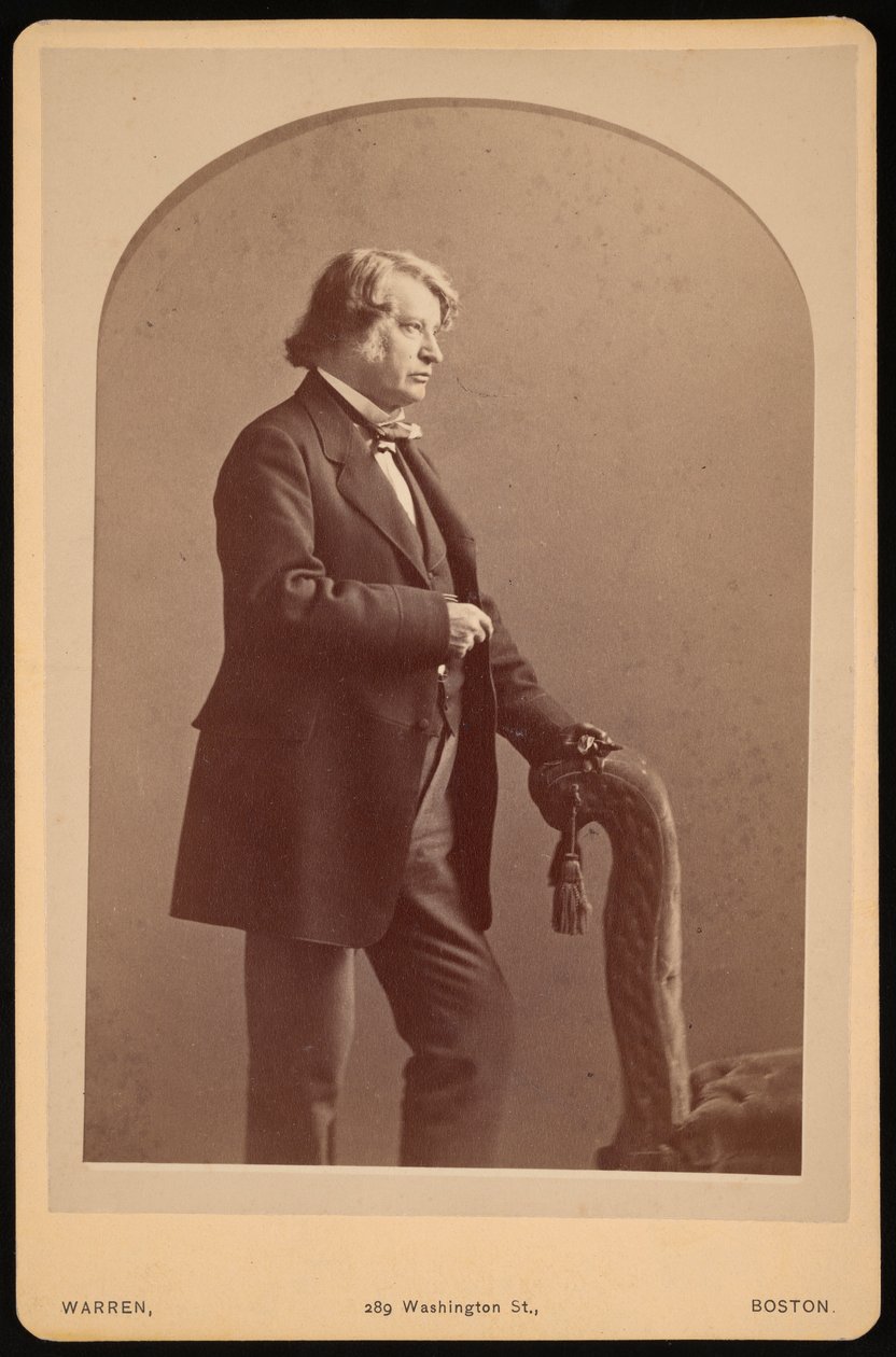 Portrett av Charles Sumner 1811-1874, mellom 1872 og 1874. av George K Warren