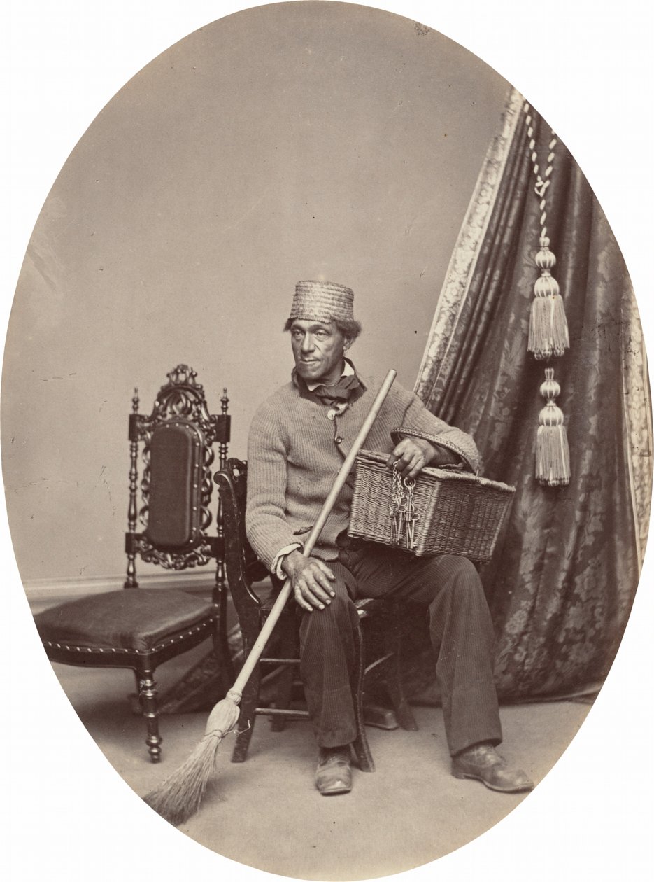 Portrett av en mann [recto], ca. 1862-1864. av George K Warren