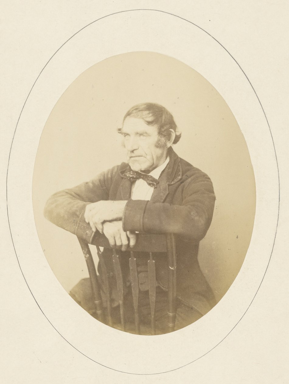 [Portrett av en mann som sitter på en stol] av George Kendall Warren