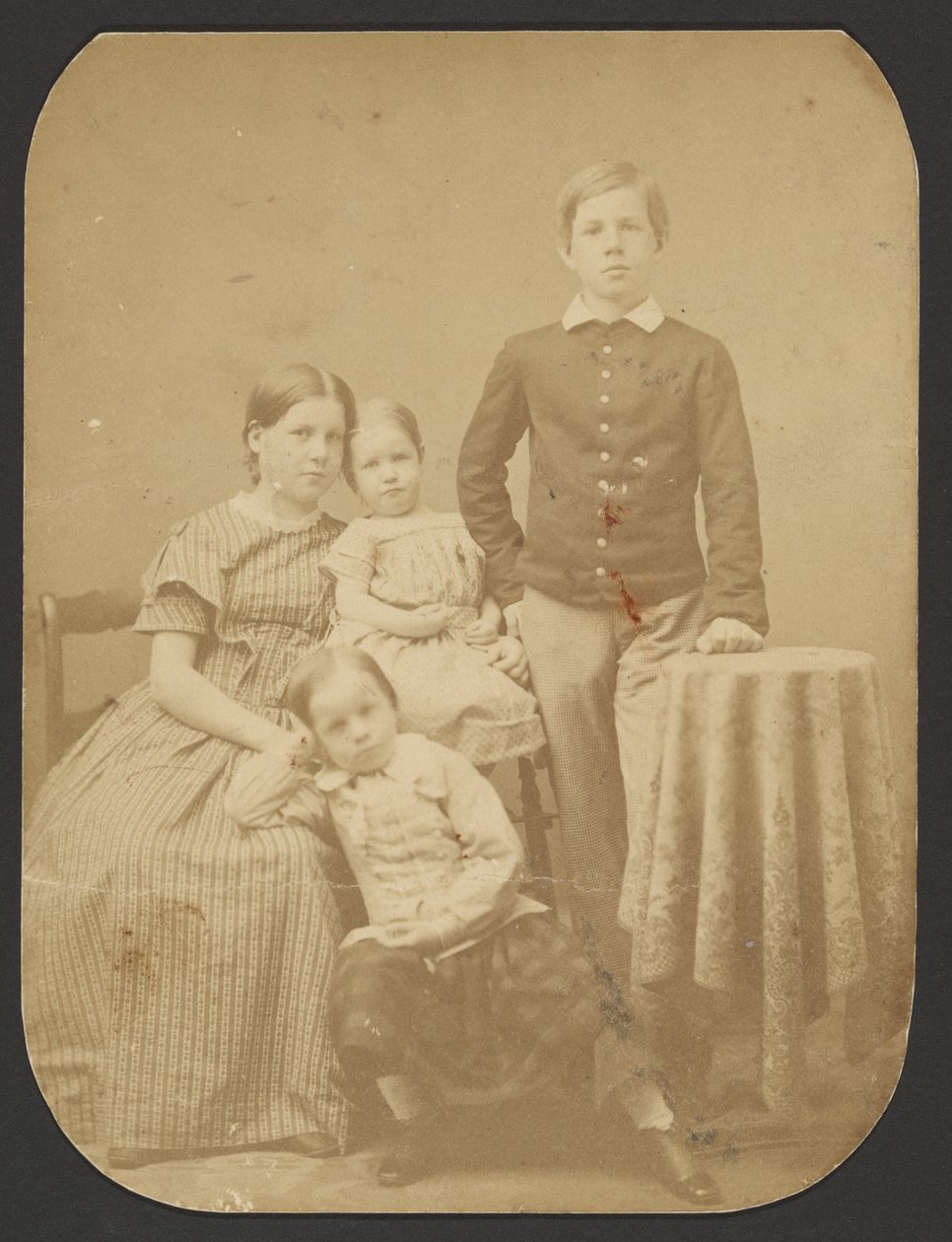 [Portrett av Francis-barna] av George Kendall Warren