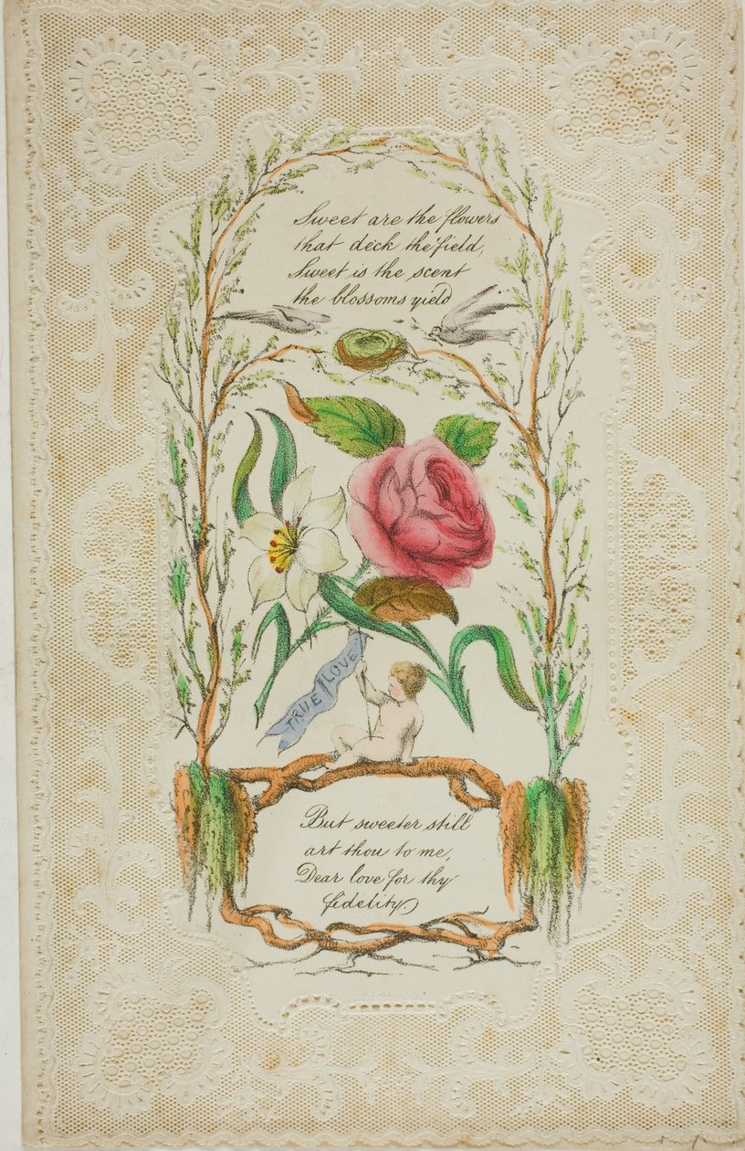 Søte er blomstene (valentin) av George Kershaw