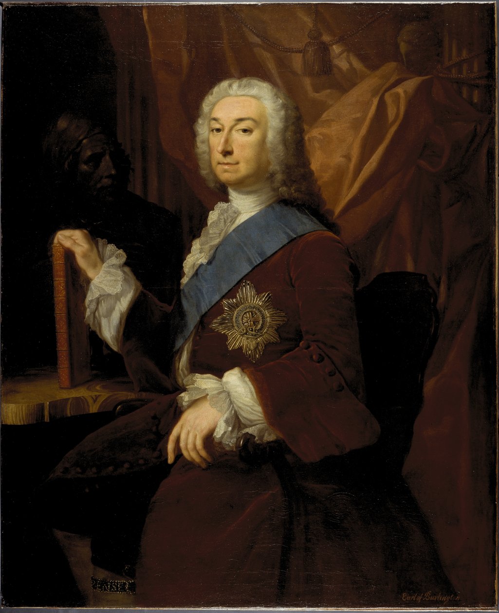 Portrett av Richard Boyle, 3. jarl av Burlington av George Knapton