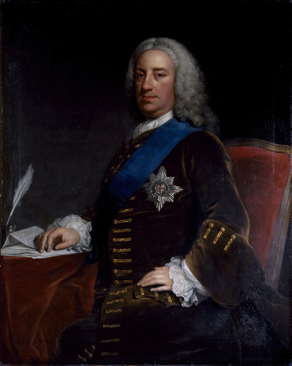 Portrett av William Cavendish, 3. hertug av Devonshire, slutten av 1730-tallet - begynnelsen av 1740-tallet (olje på lerret) av George Knapton