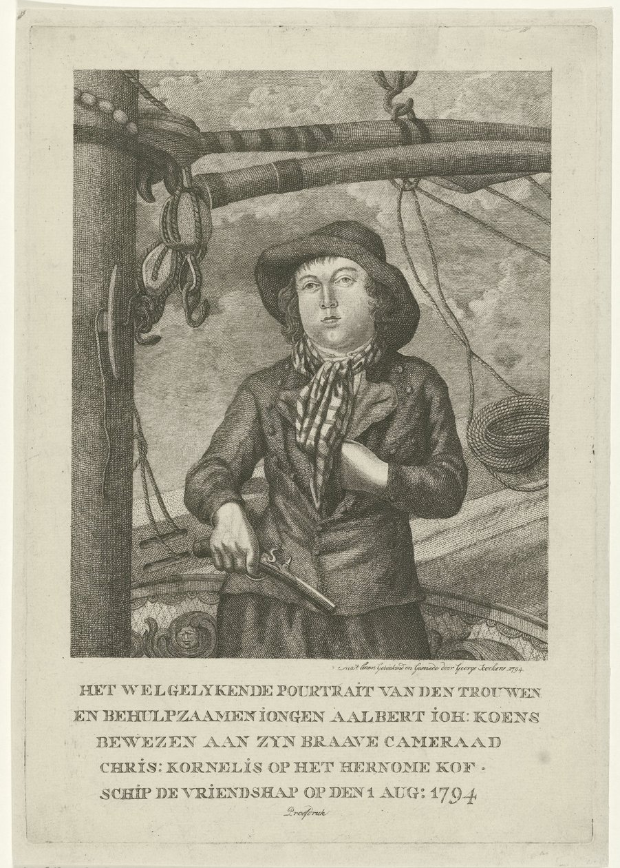 Portrett av Aalbert Joh. Koens av George Kockers