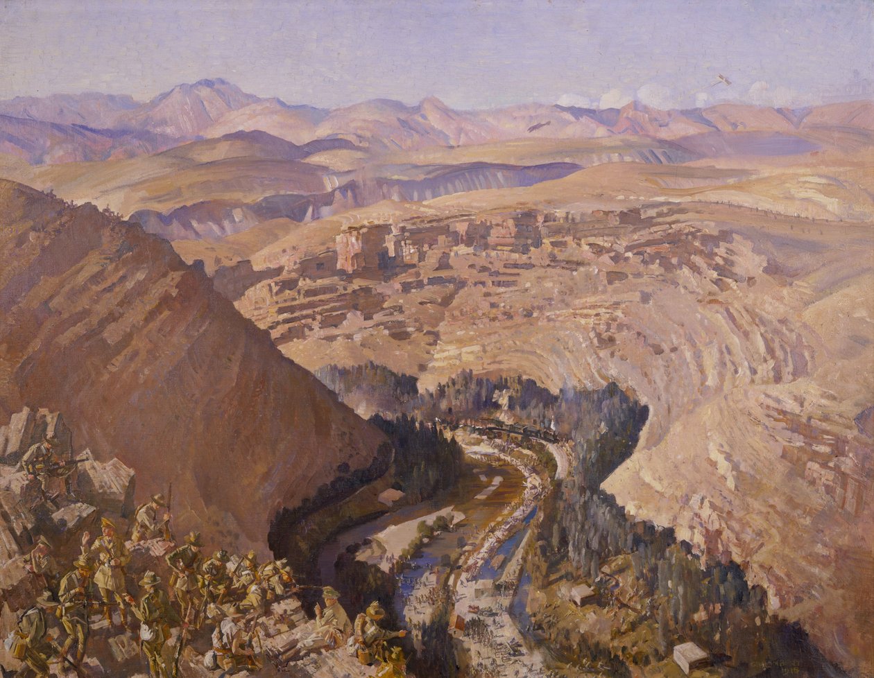 Barada-juvet, 30. september 1918 av George Lambert