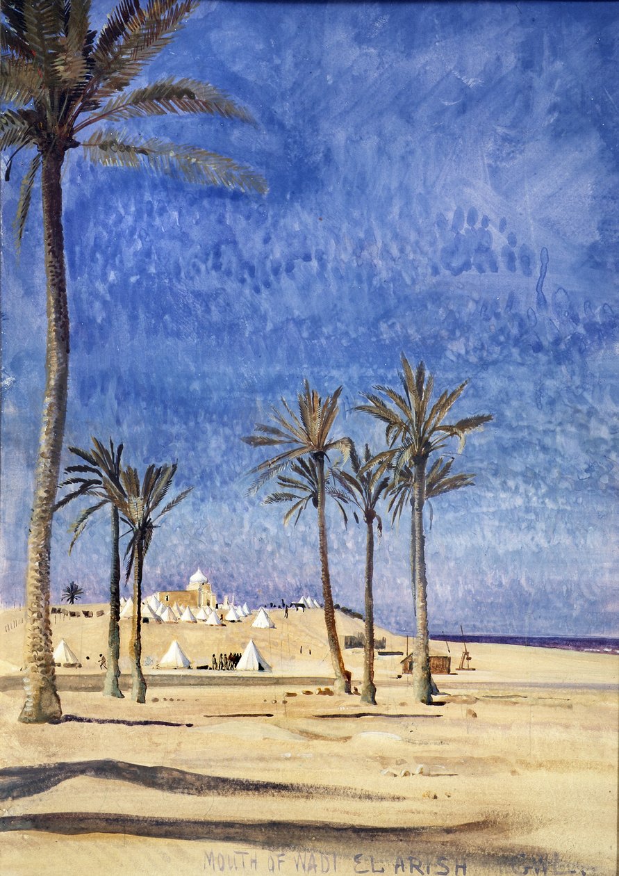 Munnen til Wady el Arish av George Lambert