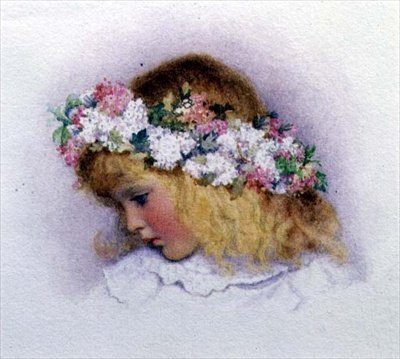 May Queen (akvarell på papir) av George Lawrence Bulleid