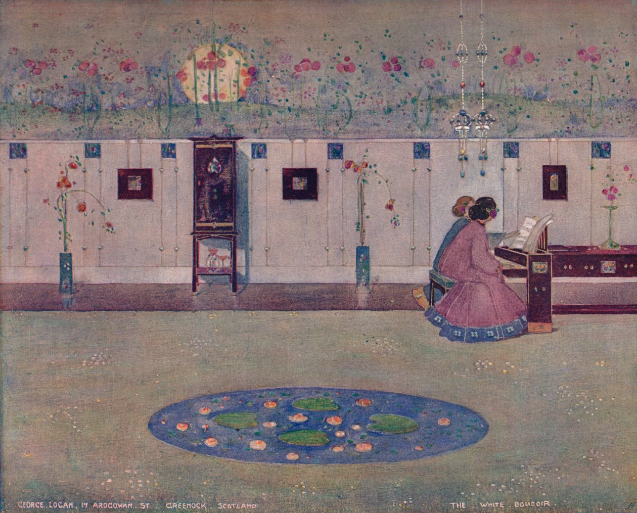 The White Boudoir, c1905 av George Logan