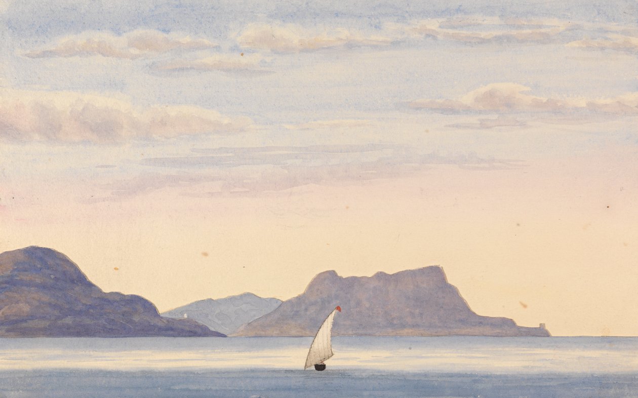 Cabrita Point - Gibraltarklippen av George Lothian Hall