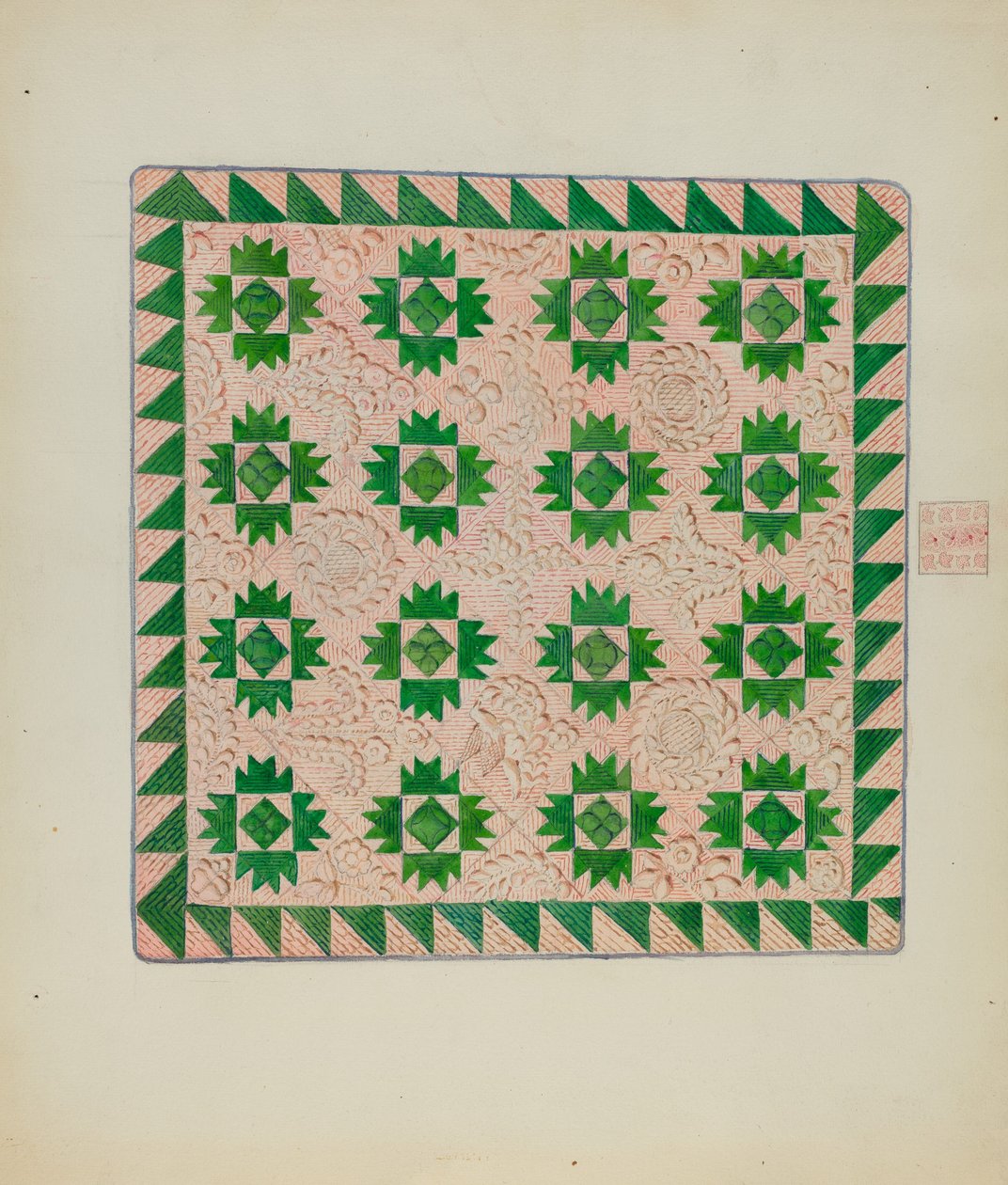 Patchwork Quilt av George Loughridge