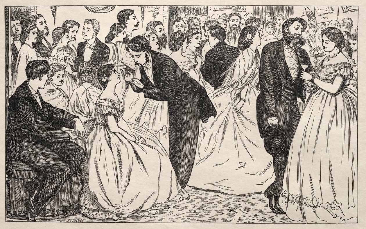 Et lite hopp i Harley Street, 1863. av George Louis Palmella Busson Du Maurier