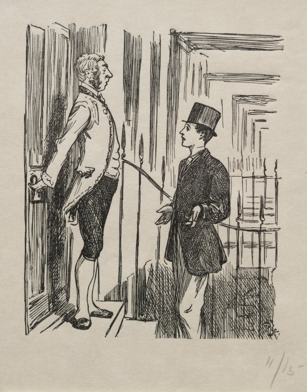 Coelebs på jakt etter en Mulready-konvolutt av George Louis Palmella Busson Du Maurier